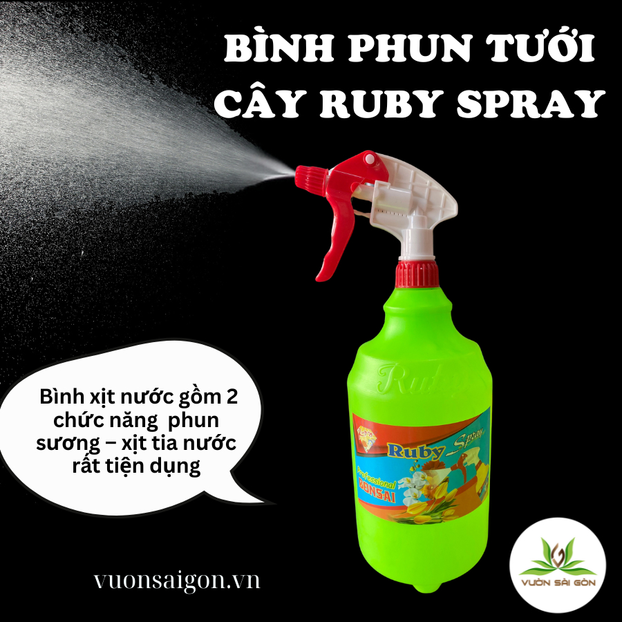 Bình phun tưới cây Ruby Spray cho Bonsai 3
