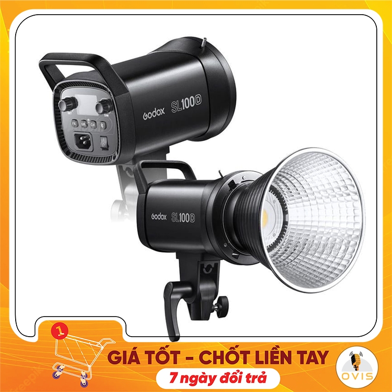 Combo đèn LED Godox SL100D Softbox cầu Chinaball Godox chân đèn 2,4m