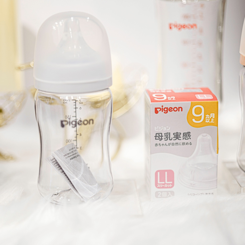 Ảnh Núm ty Pigeon siêu mềm Plus thế hệ III phiên bản Nhật (2 cái/hộp) 2