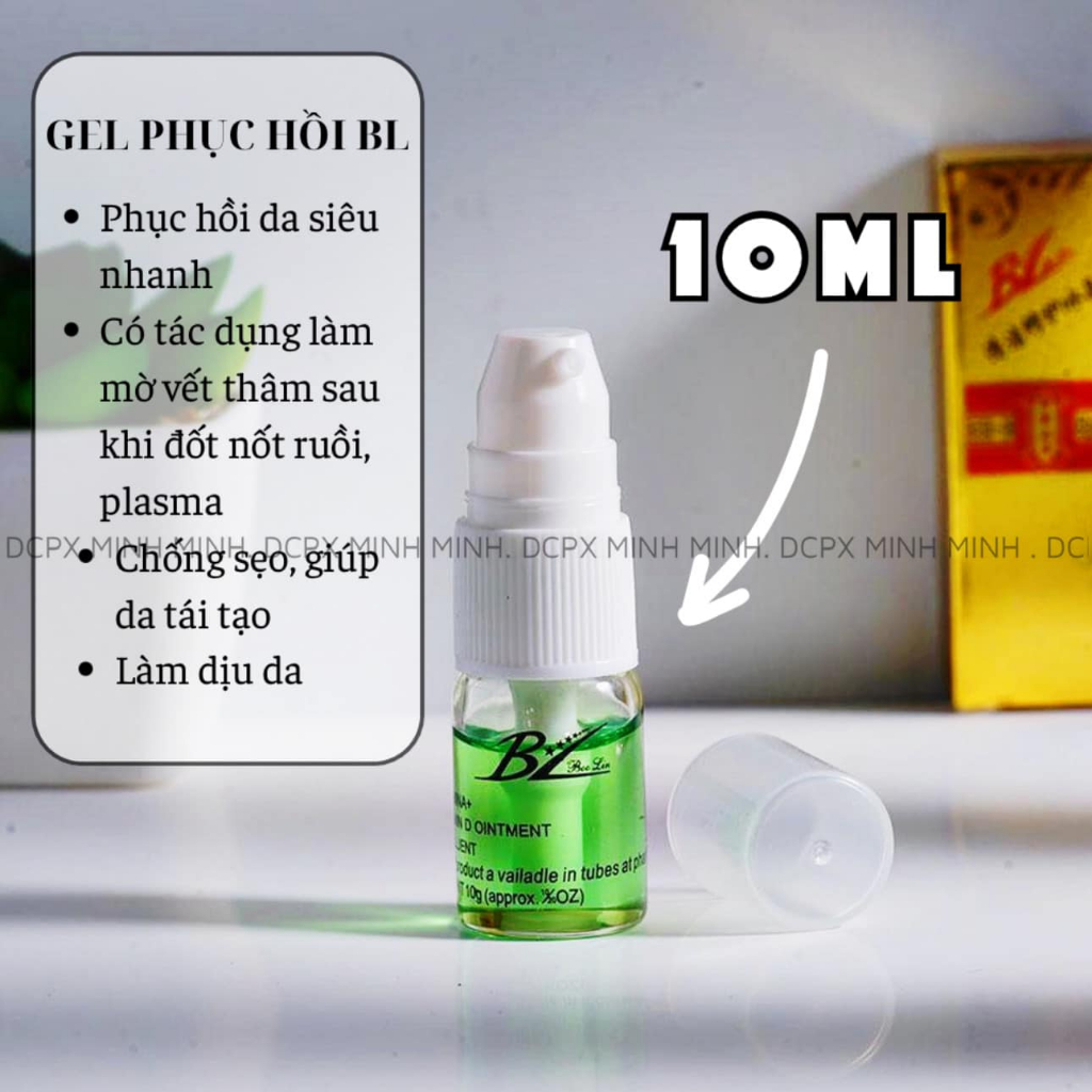 Gel BL Green Xanh Lá dùng sau khi đốt tàn nhang, mụn thịt