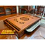khay trà gỗ hương đá chân cuốn kích thước 54*35*8cm