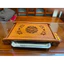 khay trà gỗ hương đá chân cuốn kích thước 54*35*8cm