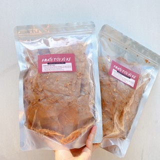 500g bánh tráng muối tỏi xì ke mềm SIÊU CAY, bánh tráng gạo mỏng phơi sương mềm dịu (ko dày dẻo)