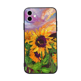 Ốp lưng iphone BVC hoa hướng dương Cho Iphone 15 13 14 12 11 Pro  MAX X XR  XS MAX 7 8P 6S q7300