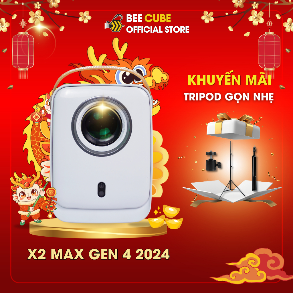 Máy Chiếu BeeCube Xtreme Gen 2 2024 Chính Hãng - Wifi 6, Độ Sáng Cao ...