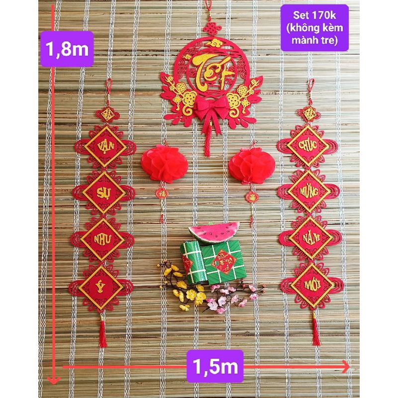 SET TRANG TRÍ TẾT Mẫu 6