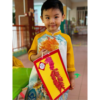 Áo dài phi long cho bé trai 1-6 tuổi (9-24kg) N0046