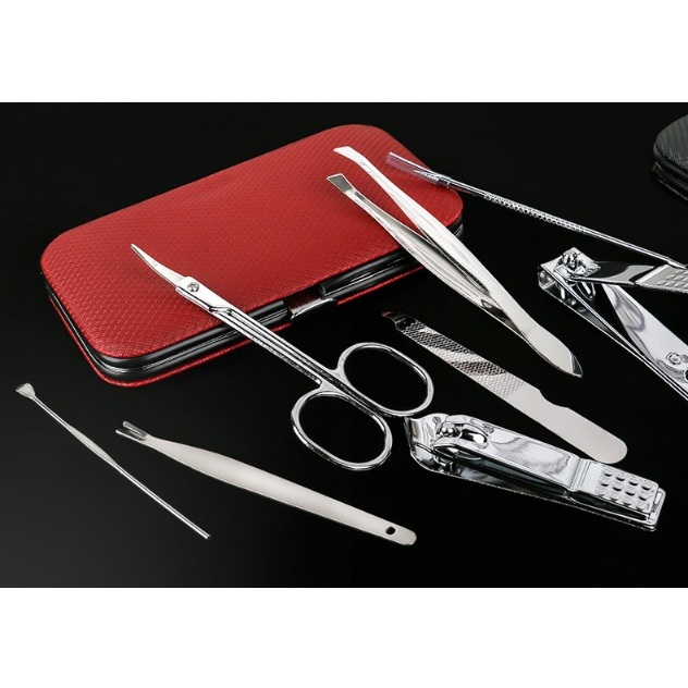 Bộ cắt móng tay 8 món - Bộ Dụng Cụ Cắt Móng Tay Bằng Thép Không Gỉ - BMT004a