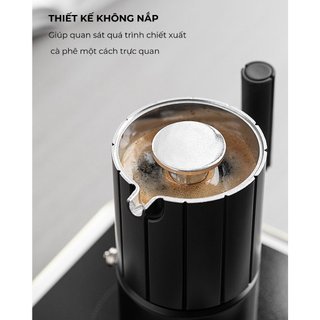 [VOLCANO] Bình pha cà phê Traveller Moka Pot nhôm CAFE DE KONA