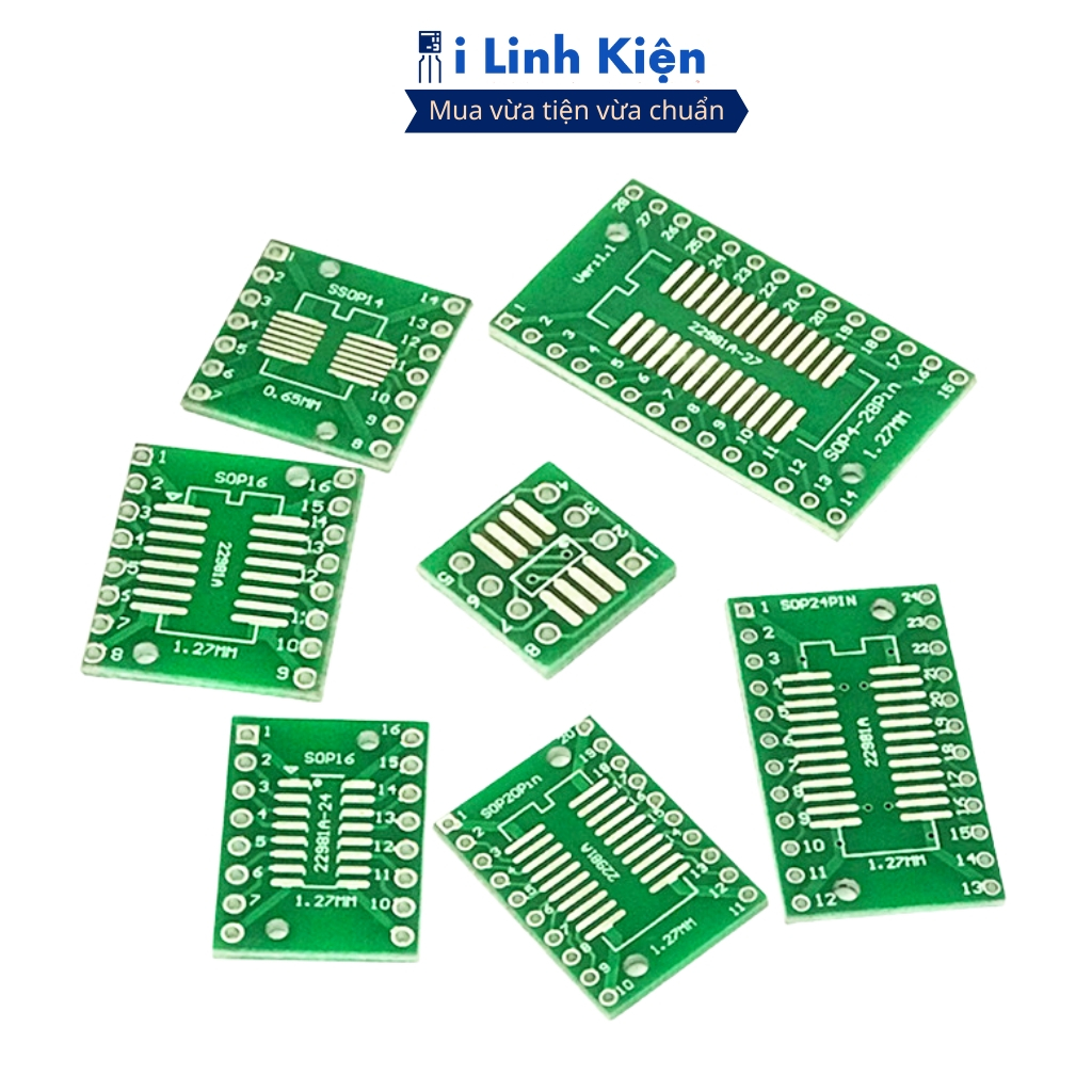 PCB chuyển đổi từ SOP8-DIP8 loại tốt ilinhkien
