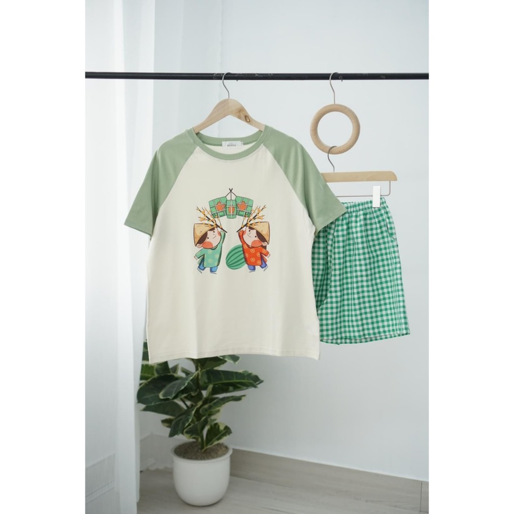 Sét bộ nữ mặc nhà in hình JULY, Đồ bộ đùi nữ chất thun Cotton mềm mát trẻ trung