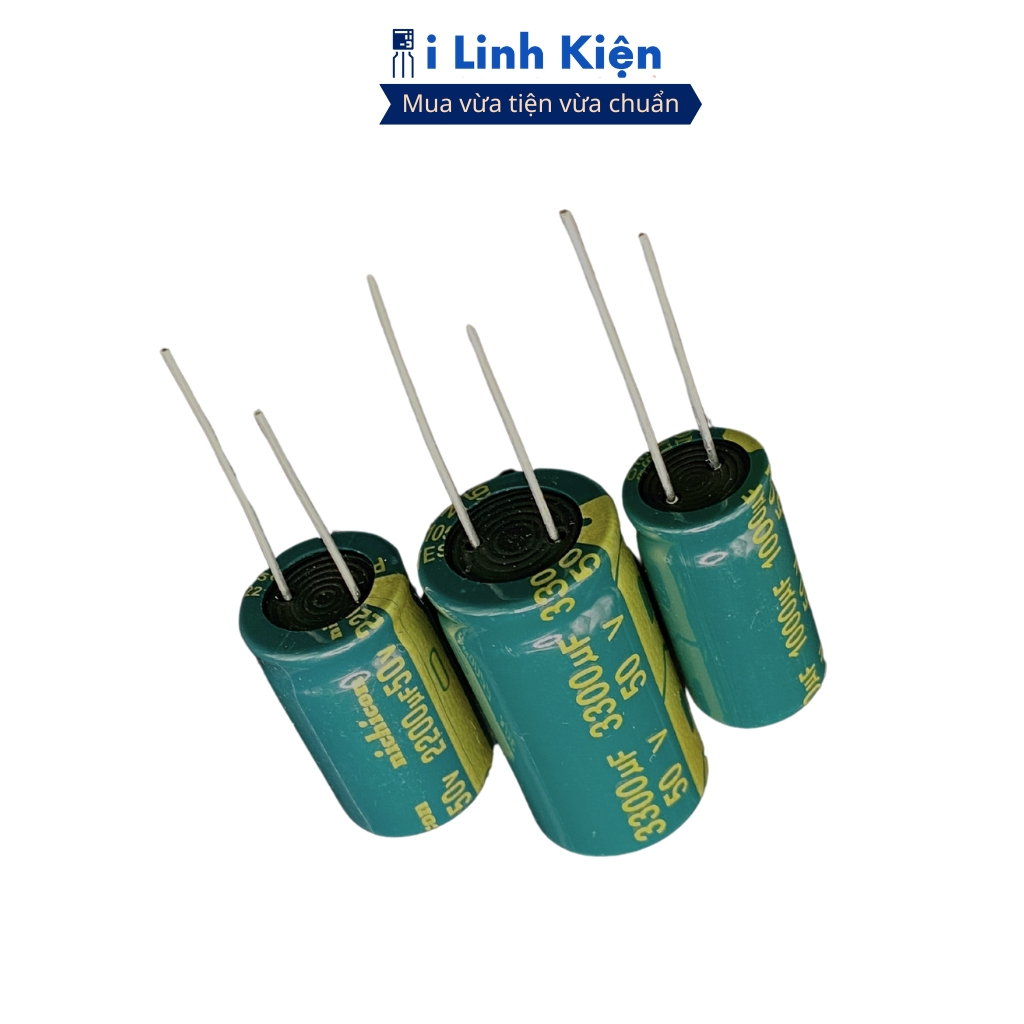 Tụ hóa 50V 10uF (5 tụ) 5x11mm tần số cao chất lượng tốt ilinhkien