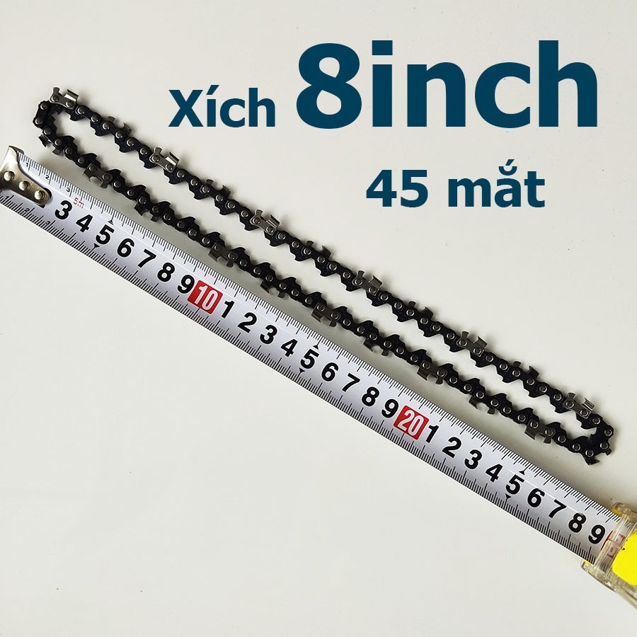 Xích cưa 8 Inch Cho máy cưa xích mini chạy pin