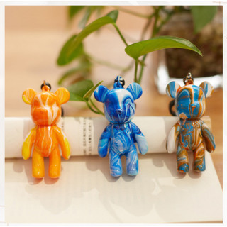 Móc Khóa DIY tự đổ Màu Acrylic Bearbrick Madoca handmade sáng tạo quà tặng quà lưu niệm