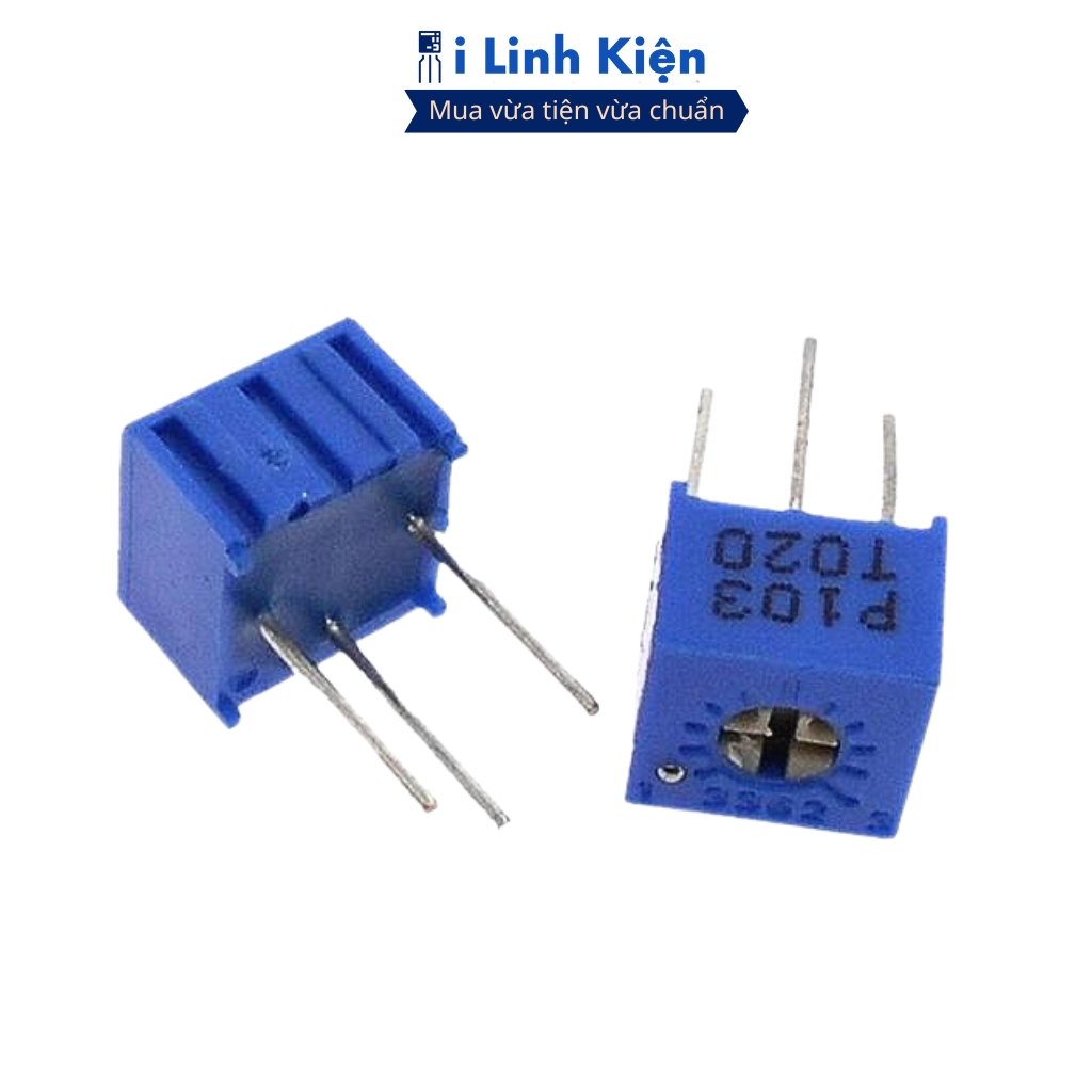 Biến trở vuông 500R 3362P-501 túi 10 con chất lượng tốt ilinhkien
