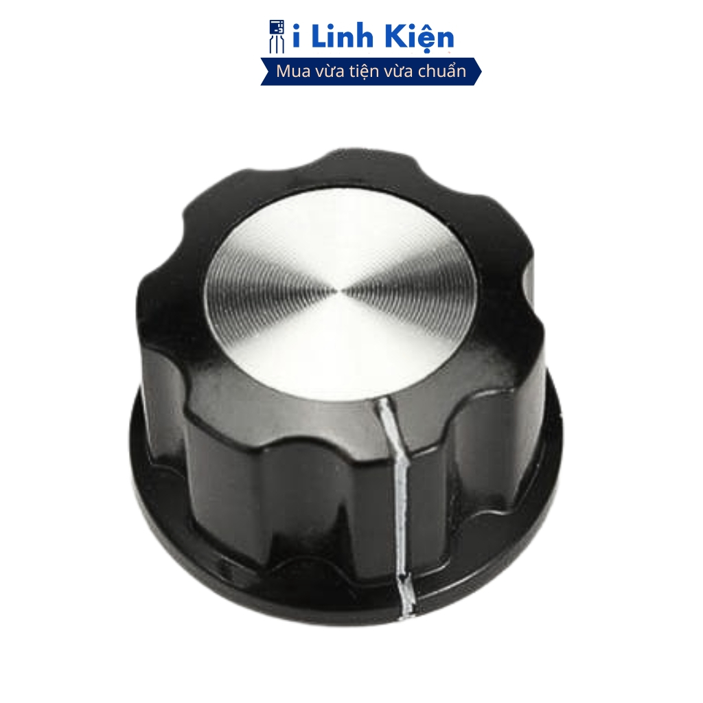 Núm vặn volume, núm vặn chiết áp MF-A03 WH118 / WX050 / RV24 6mm bằng đồng ilinhkien