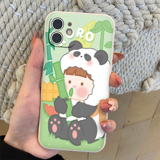Ốp lưng iphone BVC Hình Em Bé Gấu trúc  Cho Iphone 15 13 14 12 11 Pro  MAX X XR  XS MAX 7 8P 6S e1731