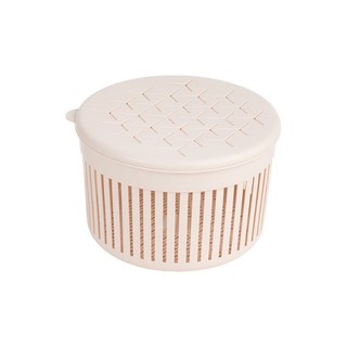 Rổ nắp tròn Thái nhựa Việt Nhật 3396,rổ đựng trứng,hành tỏi có nắp đậy tiện lợi { H }