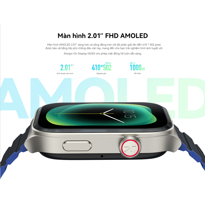 Ảnh Đồng hồ thông minh Kieslect KS 2 | 2.01inch | Ultra AMOLED | 300mAh | Nghe gọi trực tiếp |Hàng Chính Hãng 3
