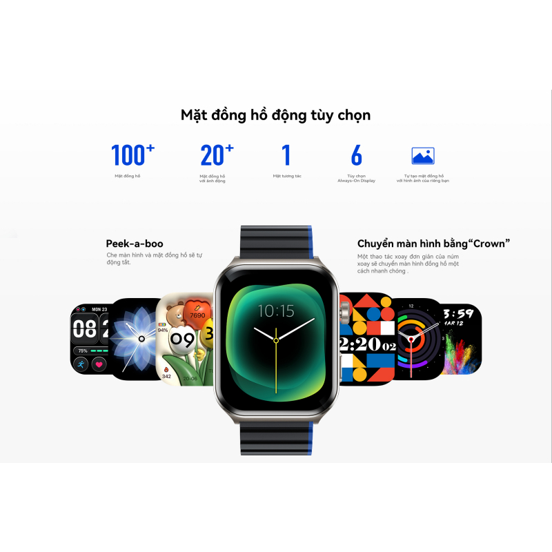 Ảnh Đồng hồ thông minh Kieslect KS 2 | 2.01inch | Ultra AMOLED | 300mAh | Nghe gọi trực tiếp |Hàng Chính Hãng 4