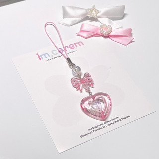 Móc Khoá 𝗧𝗪𝗜𝗡𝗞𝗟𝗘 𝗟𝗢𝗩𝗘 - Dây Đeo Điện Thoại, Collect Book Coquette Handmade by Carem⋆౨ৎ˚⟡˖