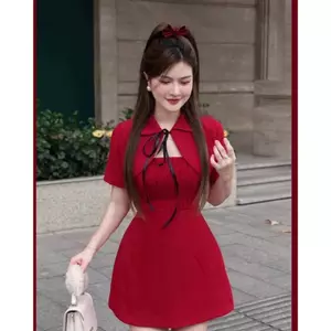 🧧 SET KHOÁC + ĐẦM CÚP NGỰC ĐỎ - TẾT XINH 🔥Hoả tốc🔥 𝐌𝐄𝐎𝐈𝐍𝐃𝐀𝐇𝐎𝐔𝐒𝐄