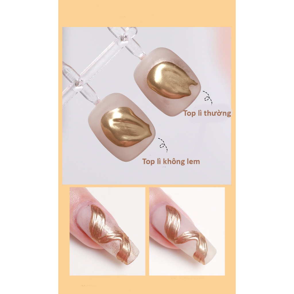 Top lì không lem khi tráng gương chính hãng AS