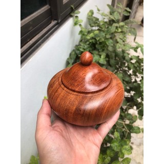 Thố gỗ hương đựng đồ đa năng giá rè tại xưởng làng nghề tiện nhị khê