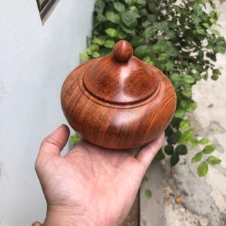 Thố gỗ hương đựng đồ đa năng giá rè tại xưởng làng nghề tiện nhị khê