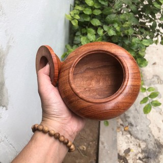 Thố gỗ hương đựng đồ đa năng giá rè tại xưởng làng nghề tiện nhị khê