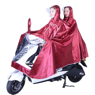 Áo Mưa Cỡ Lớn, Gồm Kính Che Mưa Dành Cho Người Đi Xe Máy 1-2 Người Chắc Chắn, Hàng Cao Cấp