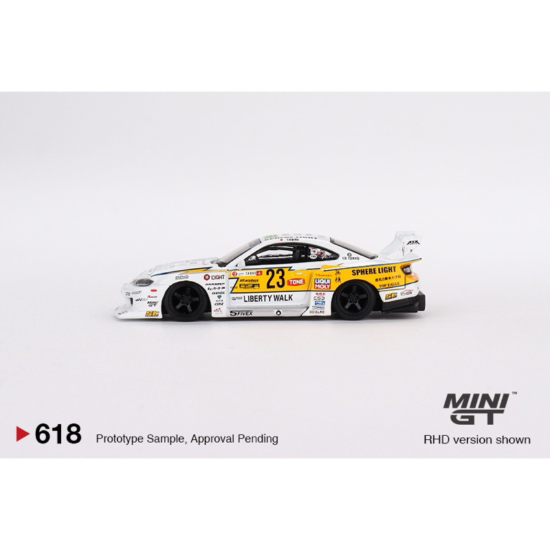 Hobby Store MINI GT #618 Nissan LB-Super Silhouette S15 SILVIA #23
