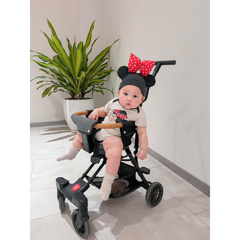 [MD72] MICKEY& MINNIE Áo liền thân/ bodysuit ngắn tay kèm mũ xinh cho bé trai và bé gái