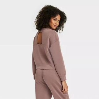 16 >Bộ nỉ nữ,bộ nỉ bigsize áo cổ tròn quần jogger trẻ trung, vải cotton mịn hàng của all in motion