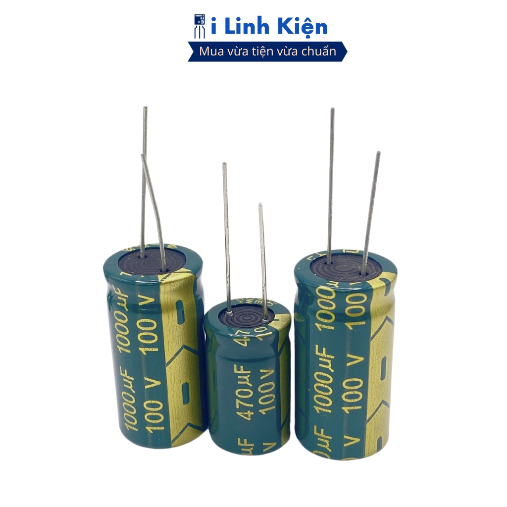 Tụ hóa 100V 330uF (5 tụ) 13x25cm tần số cao chất lượng tốt ilinhkien