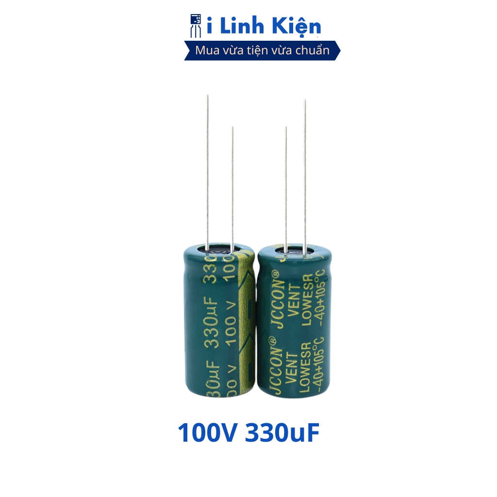 Tụ hóa 100V 330uF (5 tụ) 13x25cm tần số cao chất lượng tốt ilinhkien