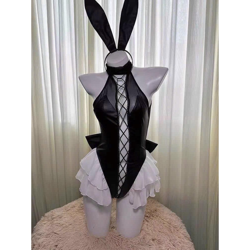 Set cosplay thỏ dây đan bụng 2104 | Shopee Việt Nam