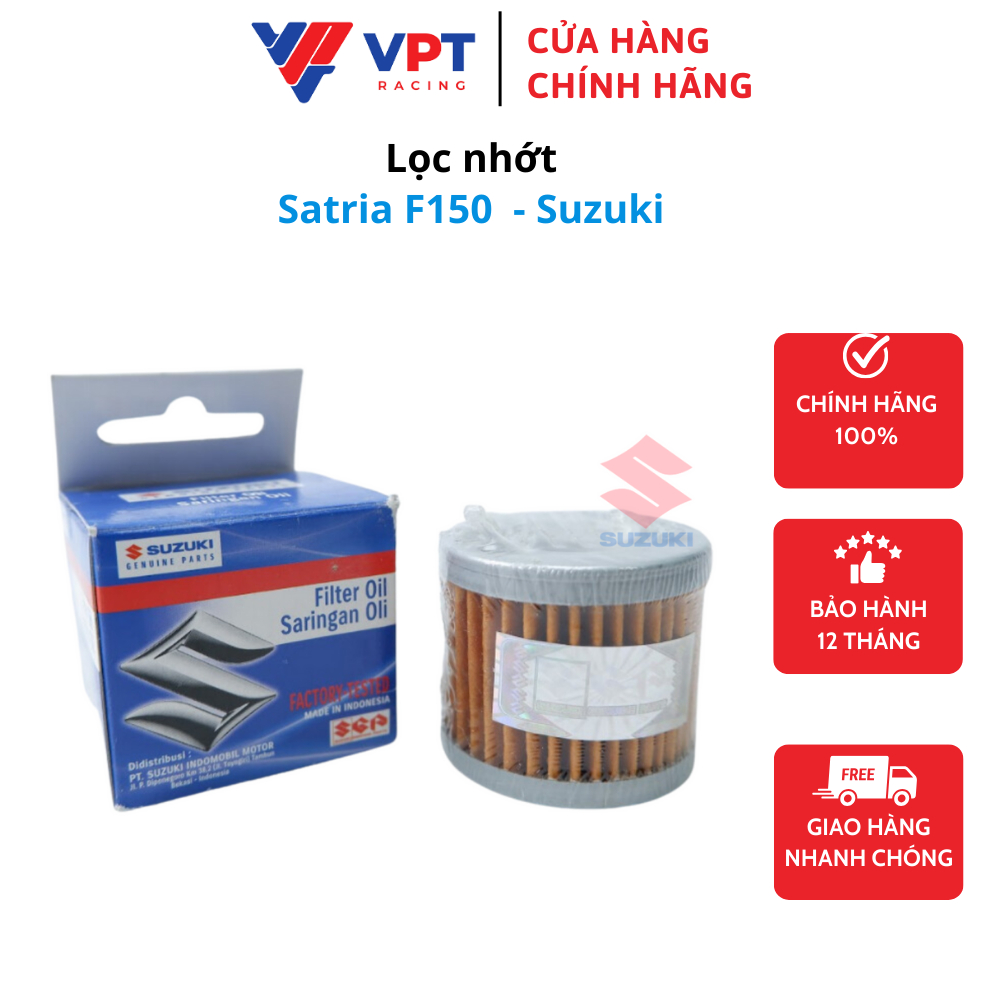 Lọc Nhớt Satria F150 Chính Hãng Suzuki 16510b45h20n00 S Shopee Việt Nam