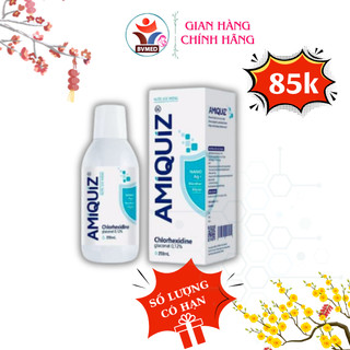 Amiquiz 250ml - Làm Sạch Răng, Miệng Và Lợi Chứa Nano Bạc