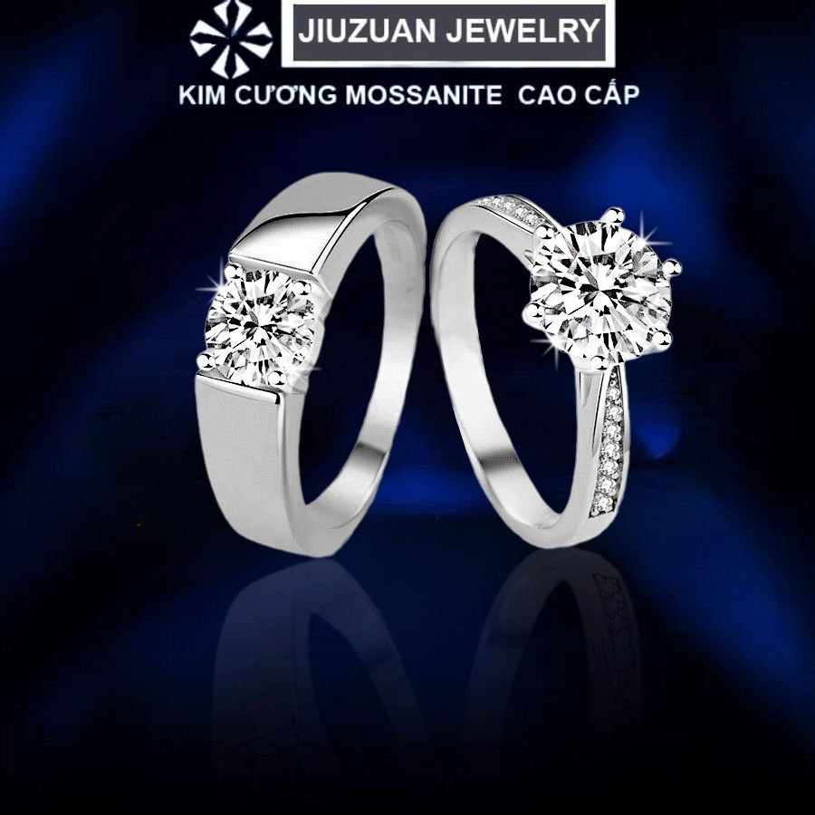 925 Silver Engagement Ring by JIU ZUAN JEWELRY