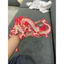patch vải ủi nhiệt thêu hình thời trang rồng gừng gắn áo dài