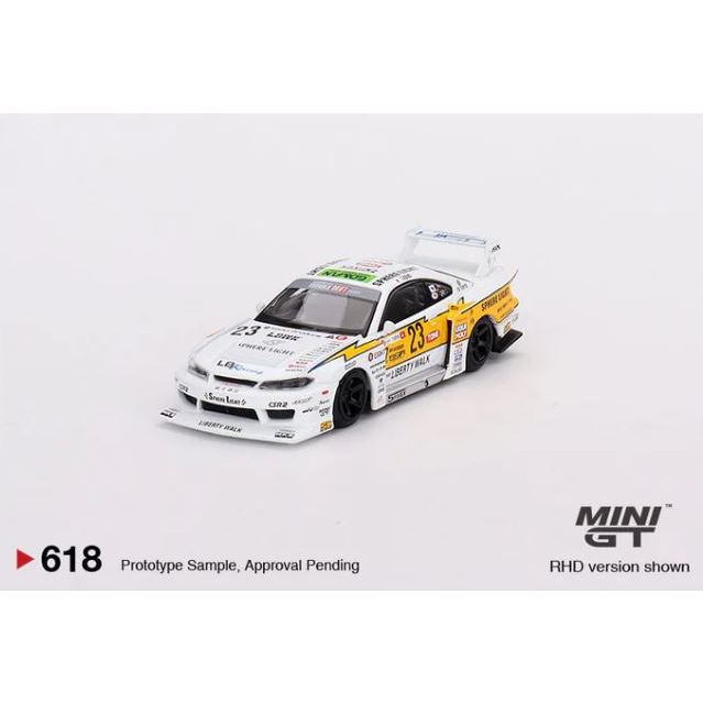 Mô Hình Xe MiniGT #618 Nissan S15 SILVIA #23 2022 Goodwood