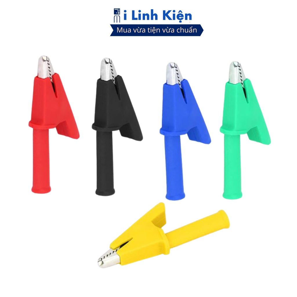 Kẹp cá sấu đồng 30A cách điện chất lượng tốt ilinhkien