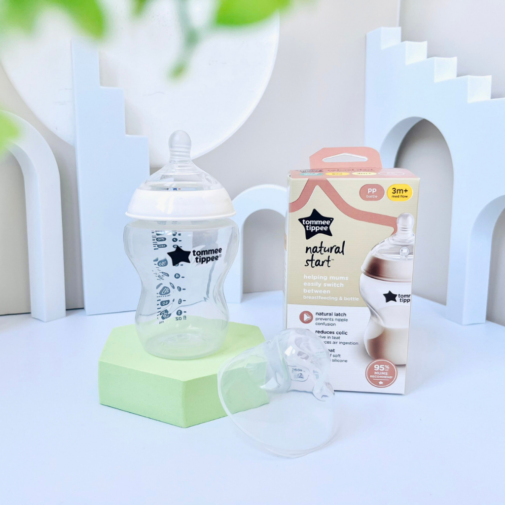 Ảnh Bình Sữa Ty Siêu Mềm Tự Nhiên Tommee Tippee Natural Start 260ml, Núm Ty Của Bình 3-6 Tháng 3