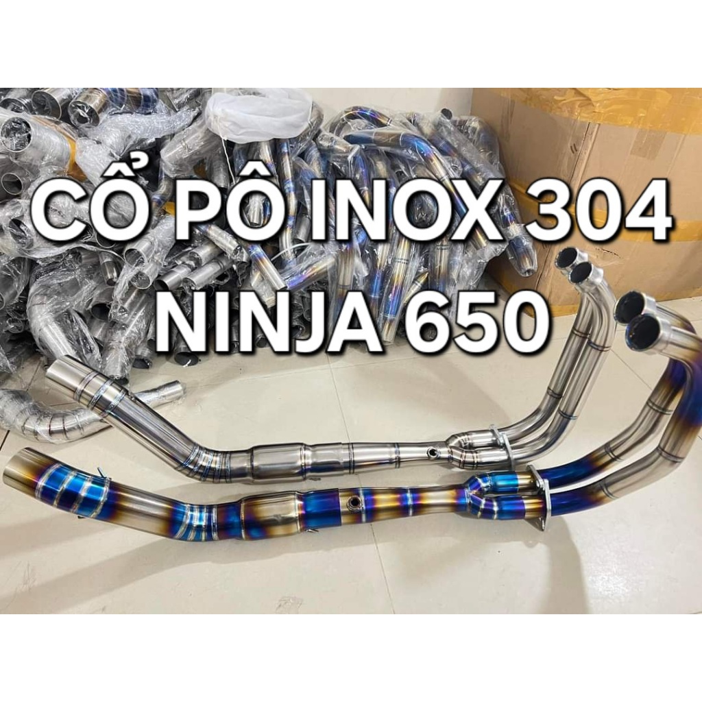 Cổ Pô Inox 304 Bầu Tổ Ong Gắn Kawasaki Ninja650 | Shopee Việt Nam
