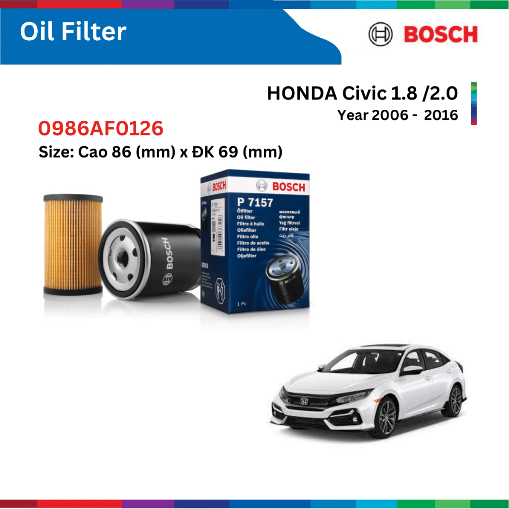 2006 Honda Civic Oil Filter