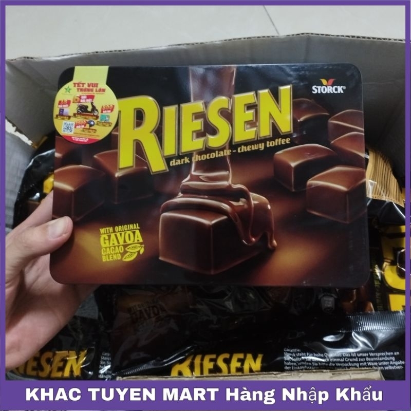 Kẹo sôcla Riesen Storck Đức hộp thiếc 315gr | Shopee Việt Nam