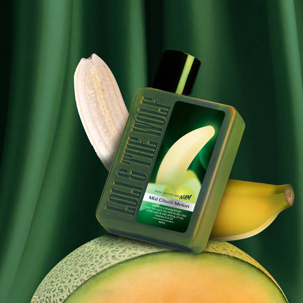 Ảnh Dung Dịch Vệ Sinh Nam Giới Loli & The Wolf On Hương Chuối Melon Tươi Mát Cuốn Hút Chai 80ml 4