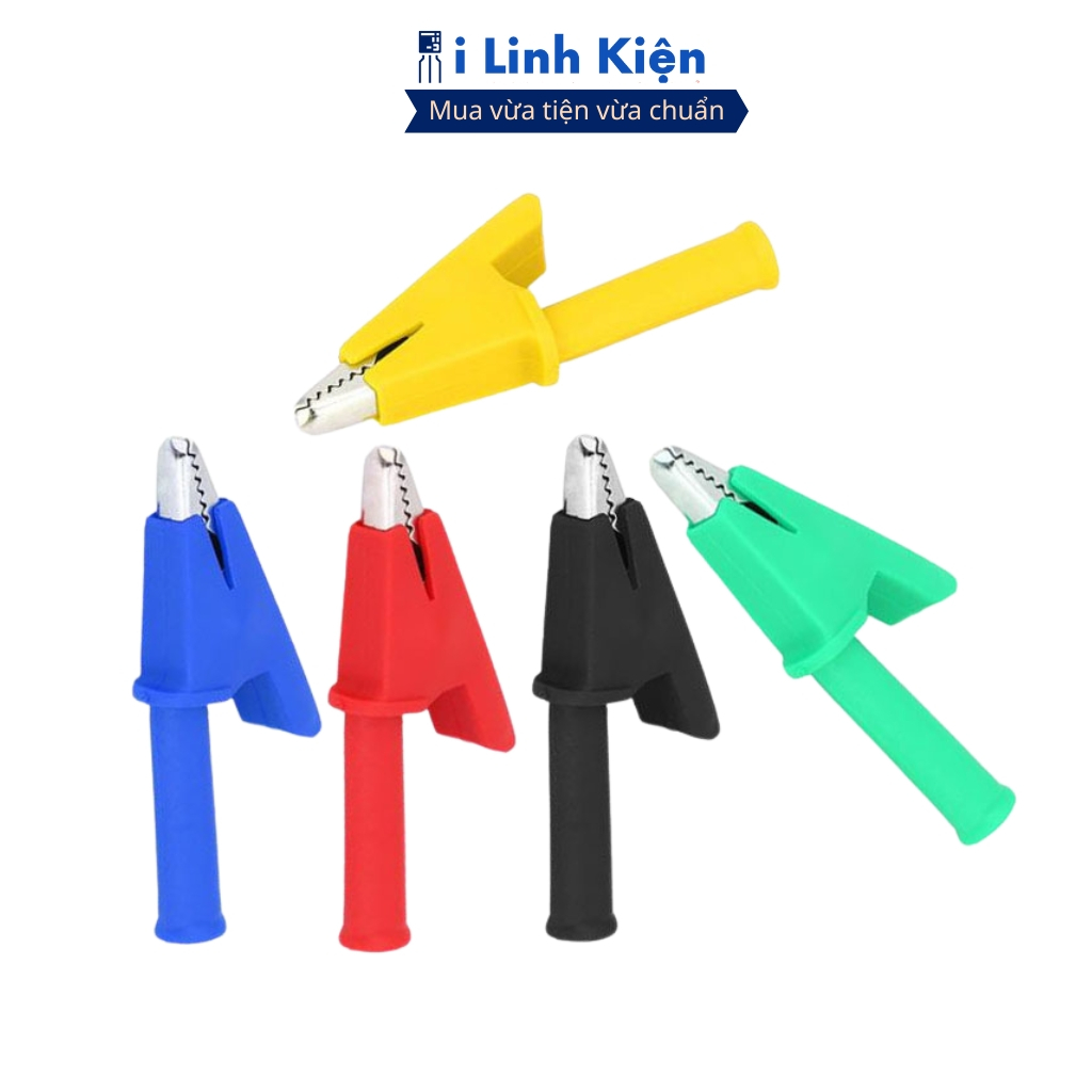 Kẹp cá sấu đồng 30A cách điện chất lượng tốt ilinhkien