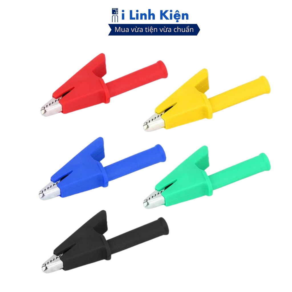 Kẹp cá sấu đồng 30A cách điện chất lượng tốt ilinhkien